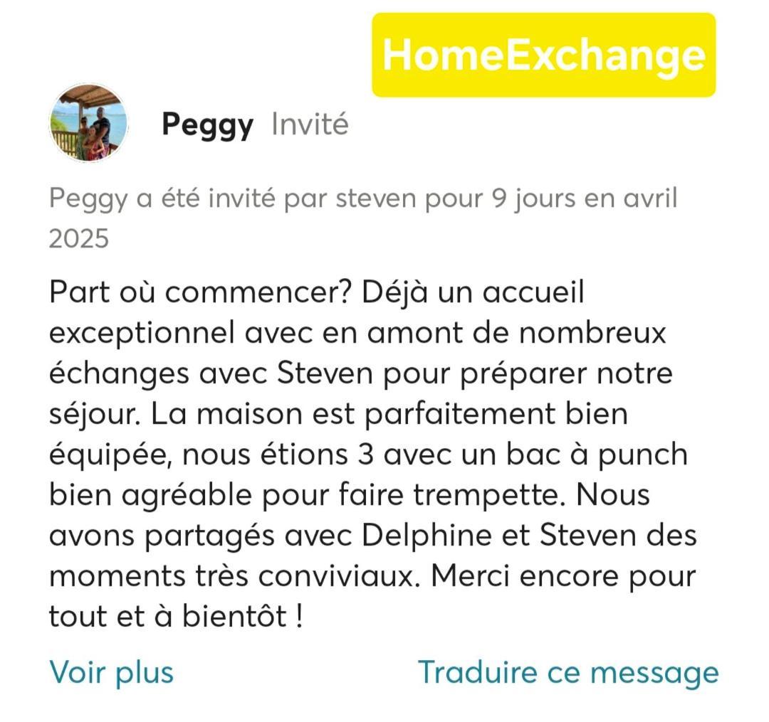 Lodge "Le Temps D'Un Reve" Сен-Франсуа Экстерьер фото