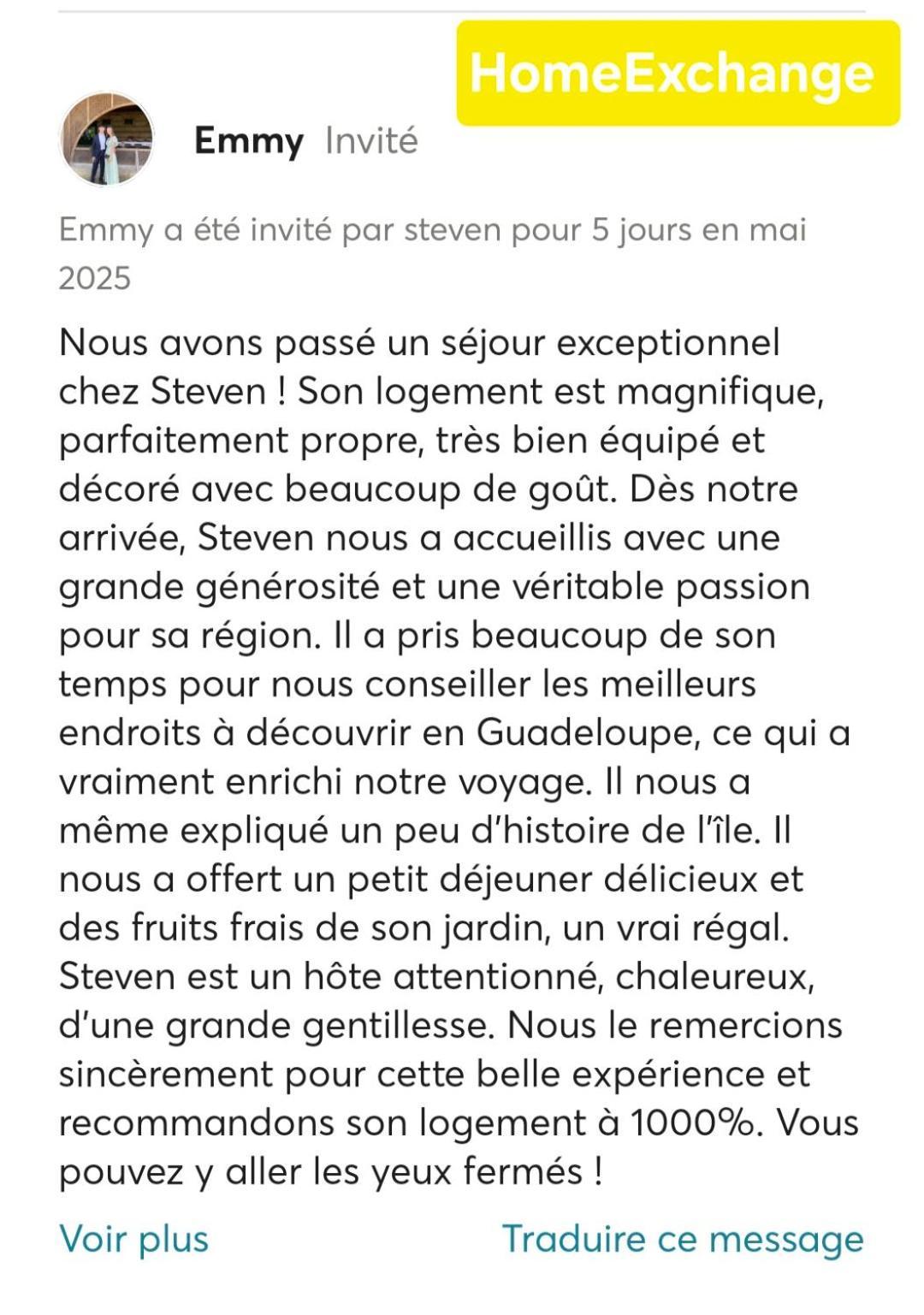 Lodge "Le Temps D'Un Reve" Сен-Франсуа Экстерьер фото